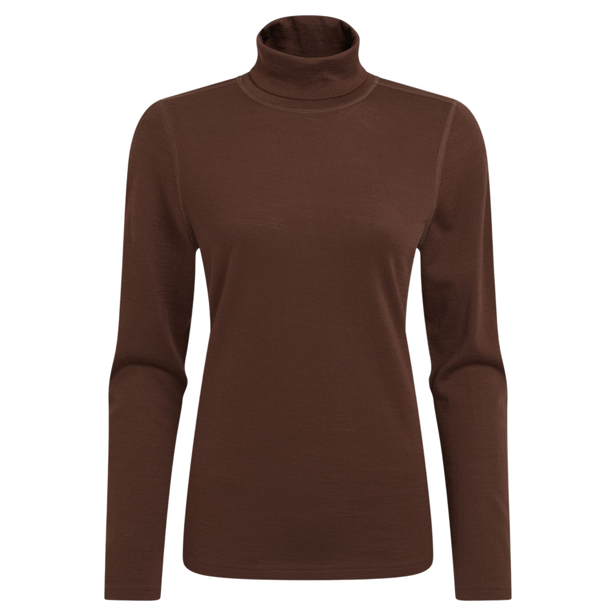 Dark Truffle - Front - Craghoppers Womens-Ladies Charadrion Merino Wool Long-Sleeved T-Shirt