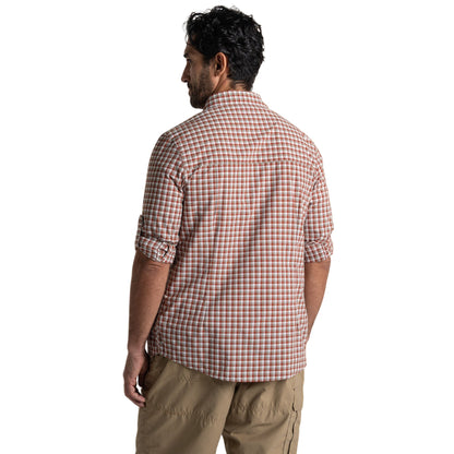 Red Beach - Back - Craghoppers Mens Checked Nosilife Shirt