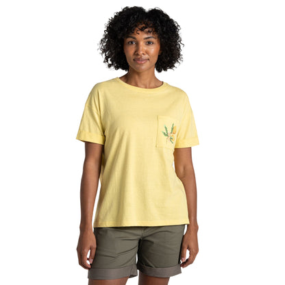 Pale Daffodil - Side - Craghoppers Womens-Ladies Citrus T-Shirt