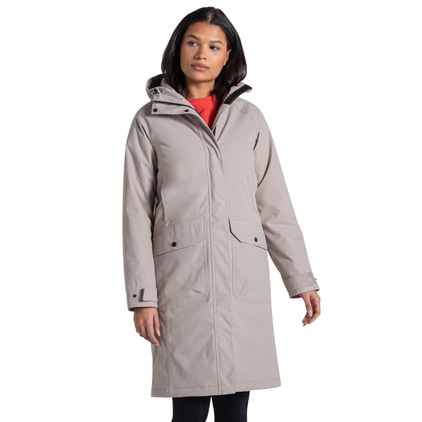 Soft Mushroom - Lifestyle - Craghoppers Womens-Ladies Rosalind II Waterproof Jacket