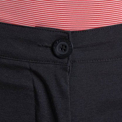 Black - Pack Shot - Craghoppers Womens-Ladies Kiwi Pro III Convertible Trousers