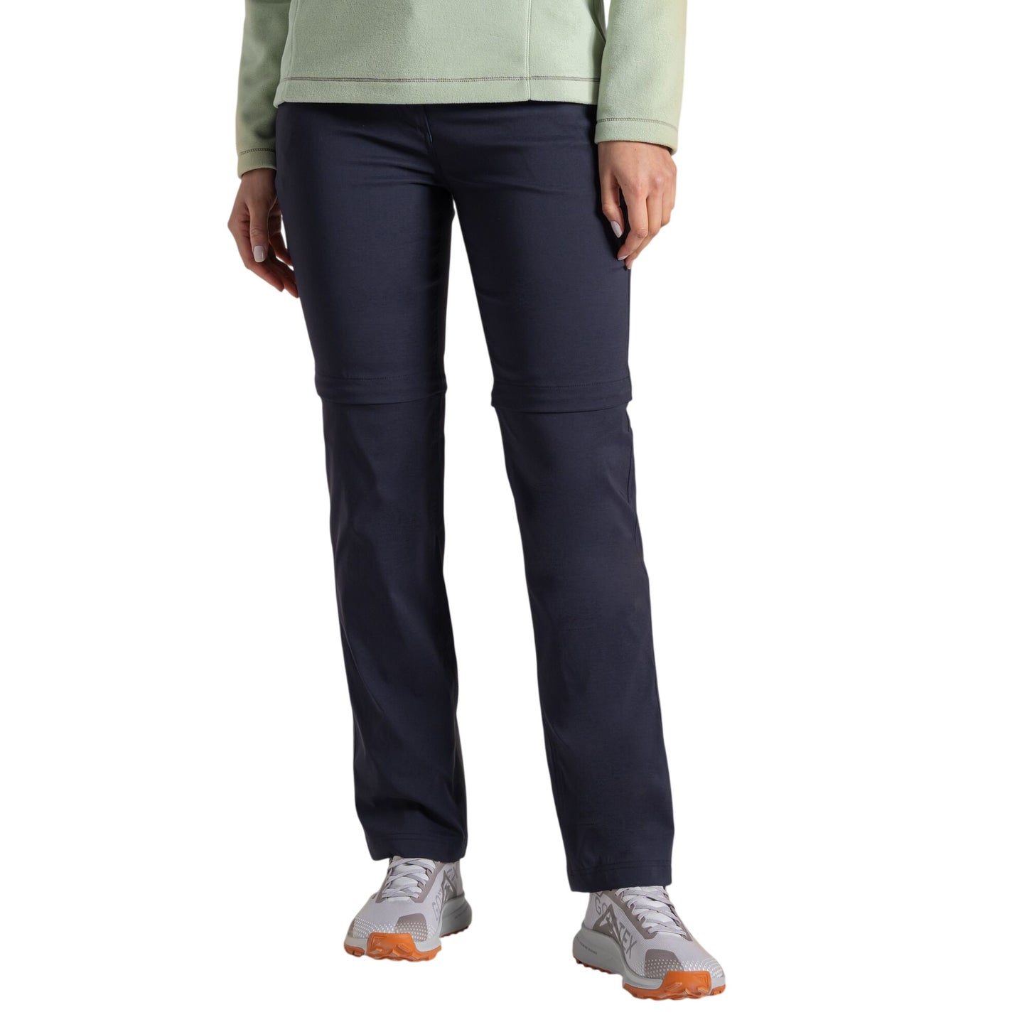 Dark Navy - Back - Craghoppers Womens-Ladies Kiwi Pro III Convertible Trousers