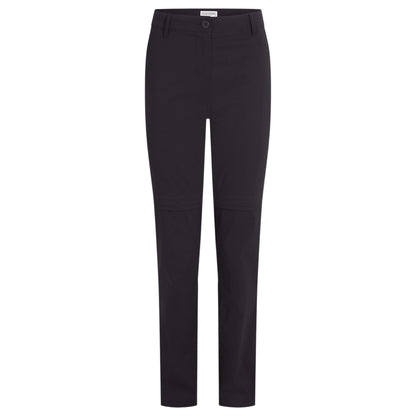 Black - Front - Craghoppers Womens-Ladies Kiwi Pro III Convertible Trousers
