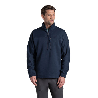 Blue Navy - Pack Shot - Craghoppers Mens Torney III Half Zip Fleece