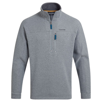 Cloud Grey - Front - Craghoppers Mens Torney III Half Zip Fleece