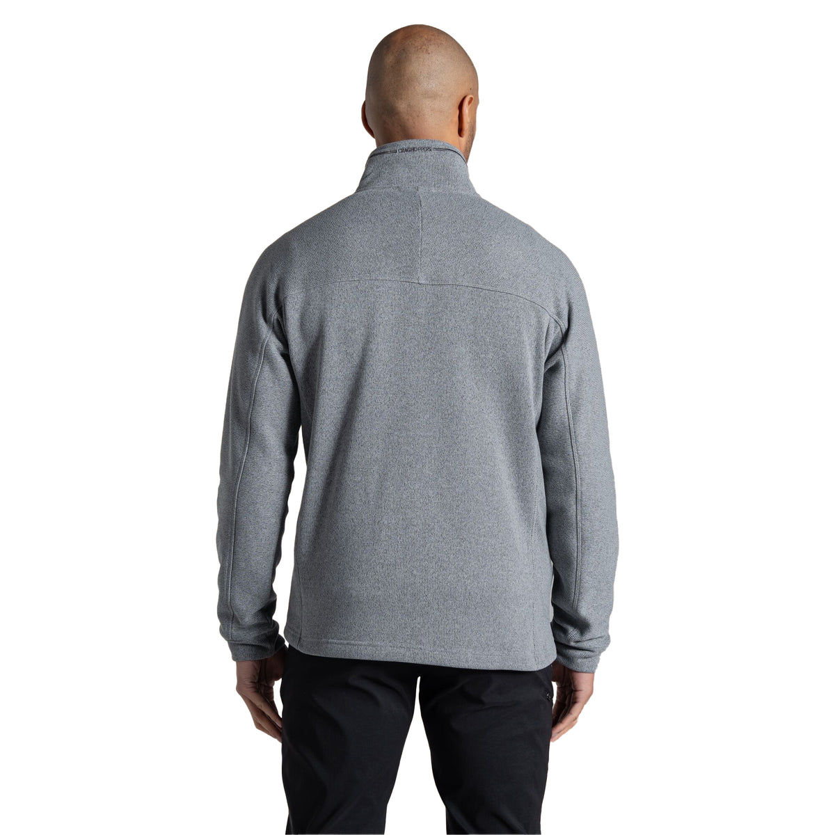 Cloud Grey - Back - Craghoppers Mens Torney III Half Zip Fleece
