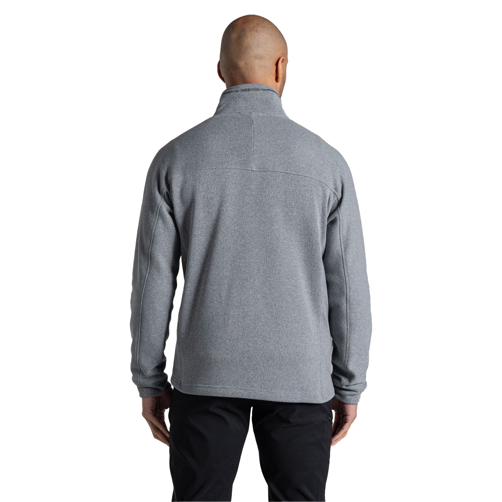 Cloud Grey - Back - Craghoppers Mens Torney III Half Zip Fleece