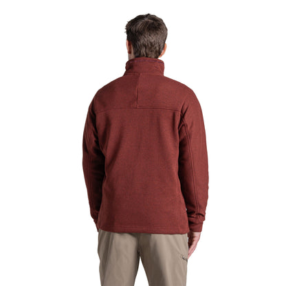 Red Jasper - Back - Craghoppers Mens Torney III Half Zip Fleece