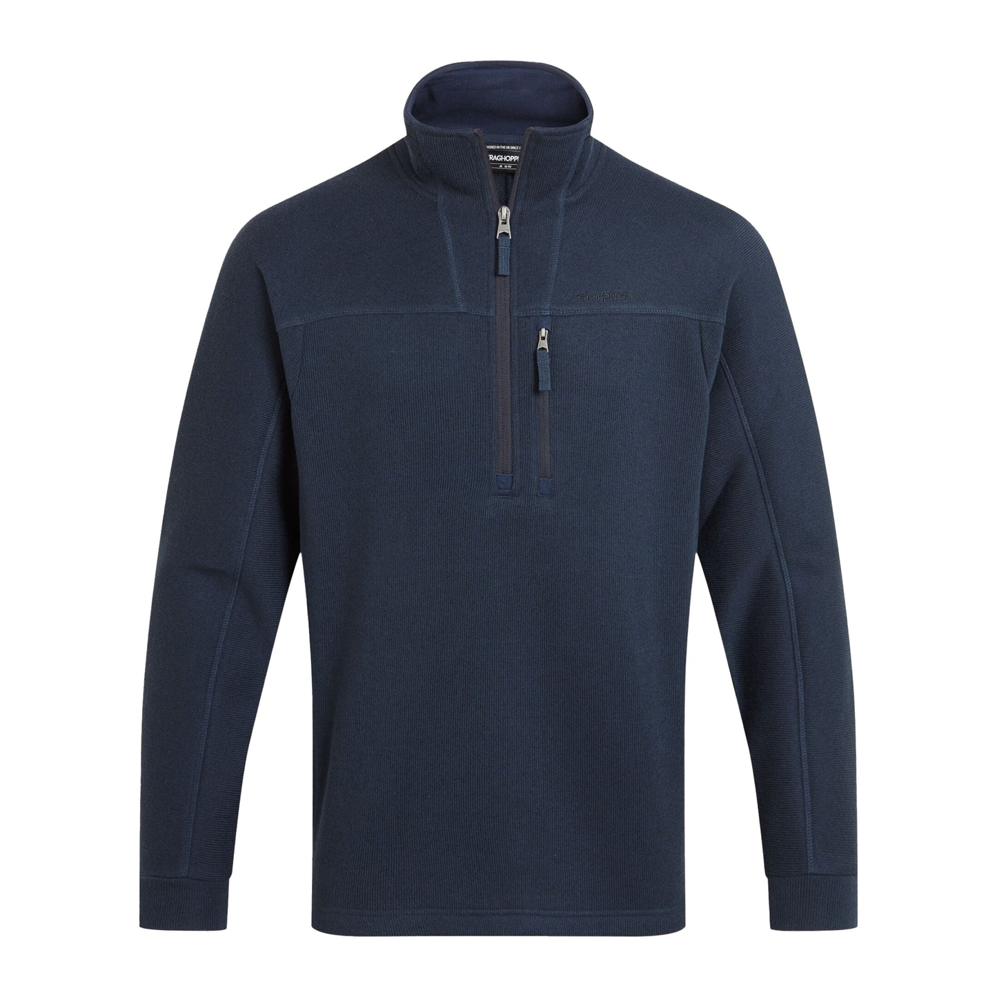Blue Navy - Front - Craghoppers Mens Torney III Half Zip Fleece