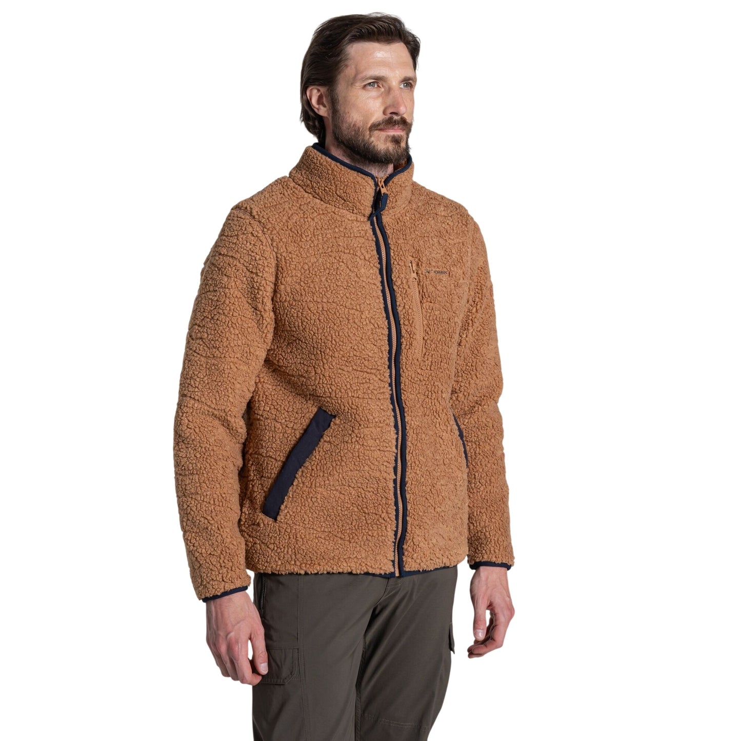 Boulder - Side - Craghoppers Mens National Trust Lathkill Full Zip Fleece Jacket