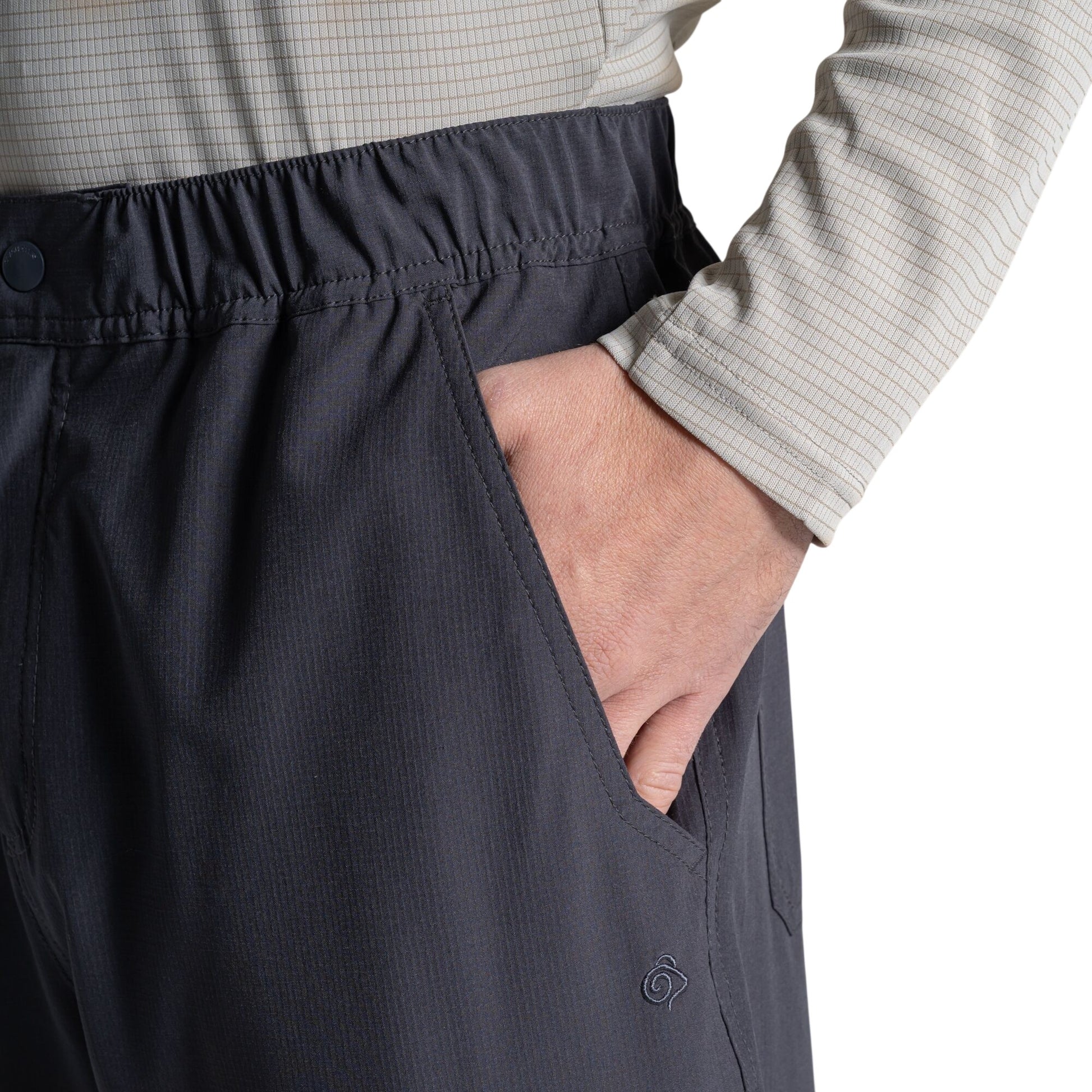 Dark Iron - Back - Craghoppers Mens Socco Nosilife Trousers
