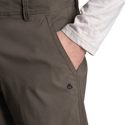 Woodland Green - Side - Craghoppers Mens Brisk Pro Quick Dry Trousers