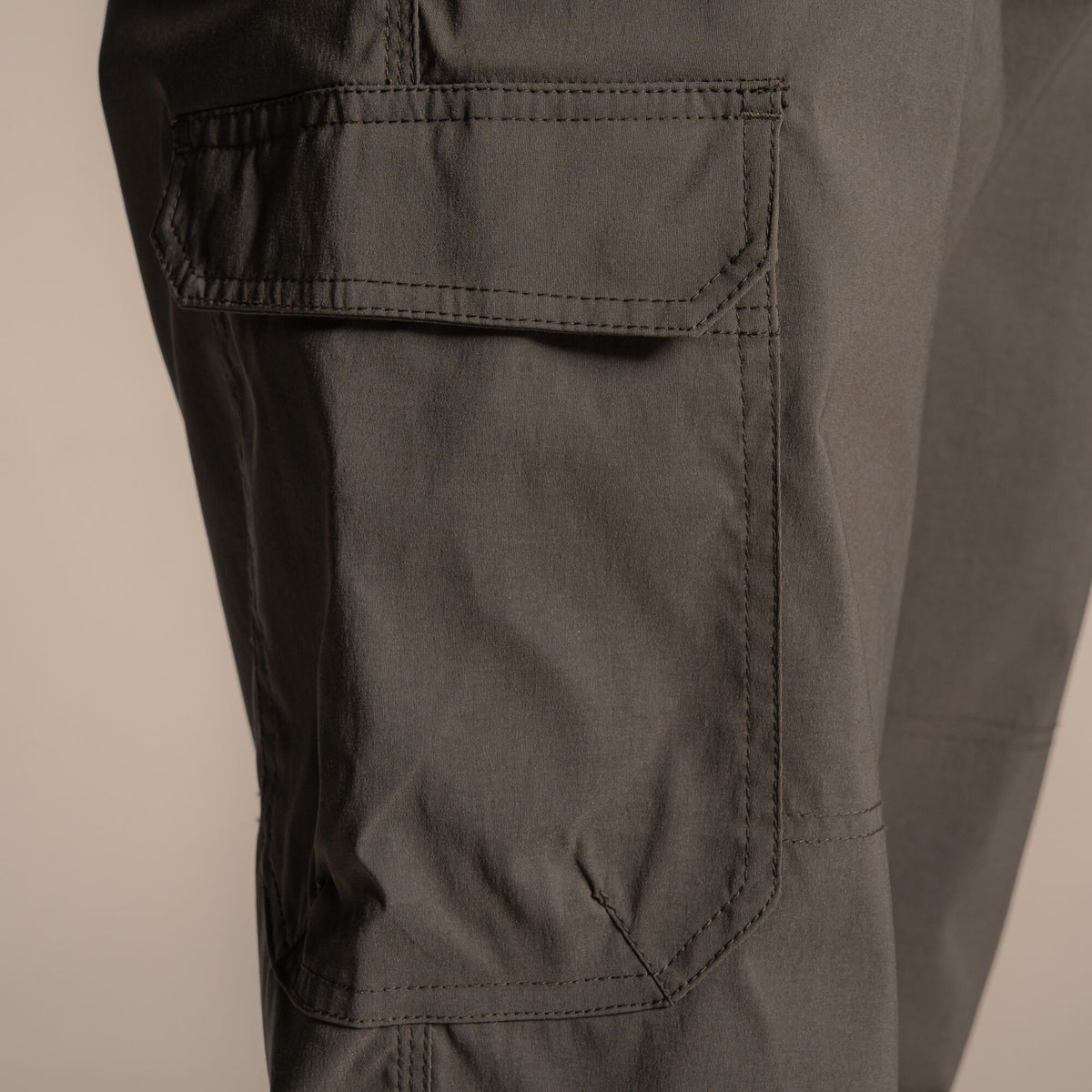 Woodland Green - Close up - Craghoppers Mens Brisk Pro Quick Dry Trousers