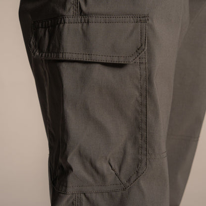 Woodland Green - Close up - Craghoppers Mens Brisk Pro Quick Dry Trousers