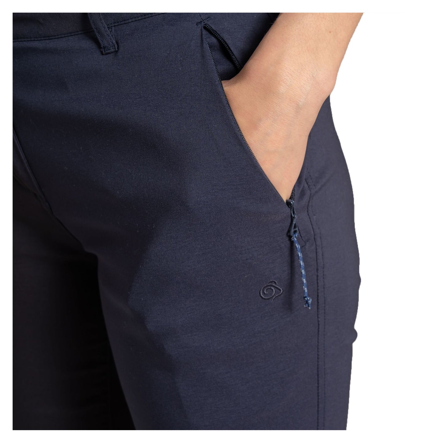 Dark Navy - Pack Shot - Craghoppers Womens-Ladies Kiwi Pro III Trousers