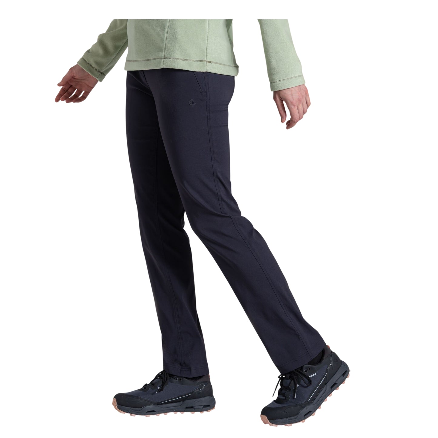 Dark Navy - Close up - Craghoppers Womens-Ladies Kiwi Pro III Trousers