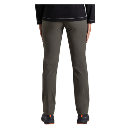 Mid Khaki - Back - Craghoppers Womens-Ladies Kiwi Pro III Trousers