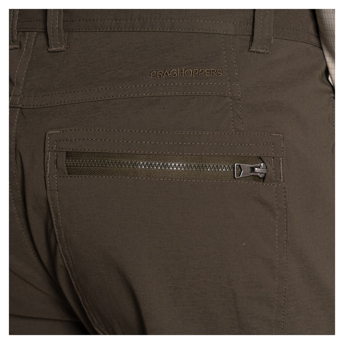 Woodland Green - Side - Craghoppers Mens Kiwi Pro Cargo Trousers