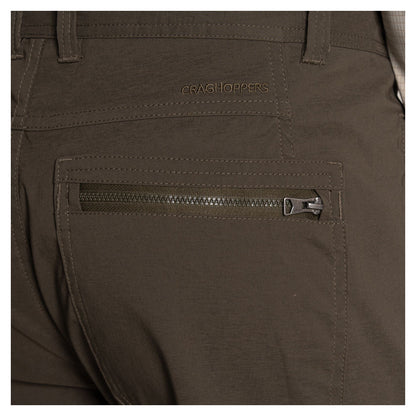 Woodland Green - Side - Craghoppers Mens Kiwi Pro Cargo Trousers