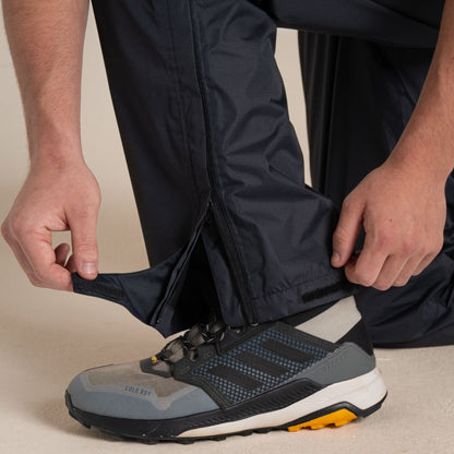 Black - Lifestyle - Craghoppers Unisex Adult Ascent II Waterproof Over Trousers