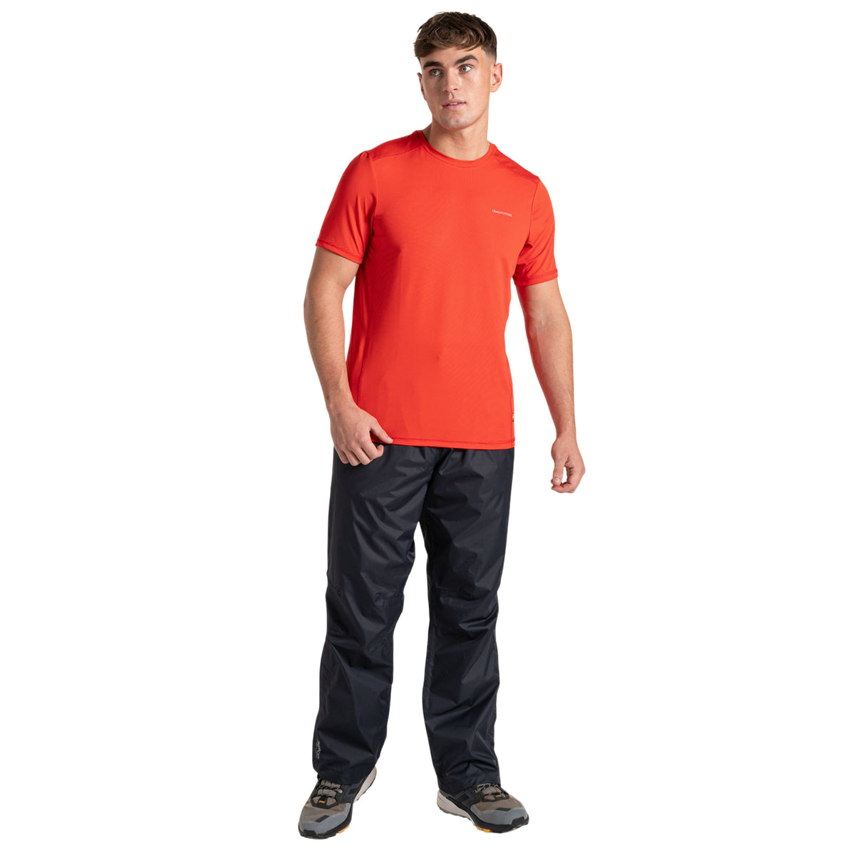 Black - Close up - Craghoppers Unisex Adult Ascent II Waterproof Over Trousers