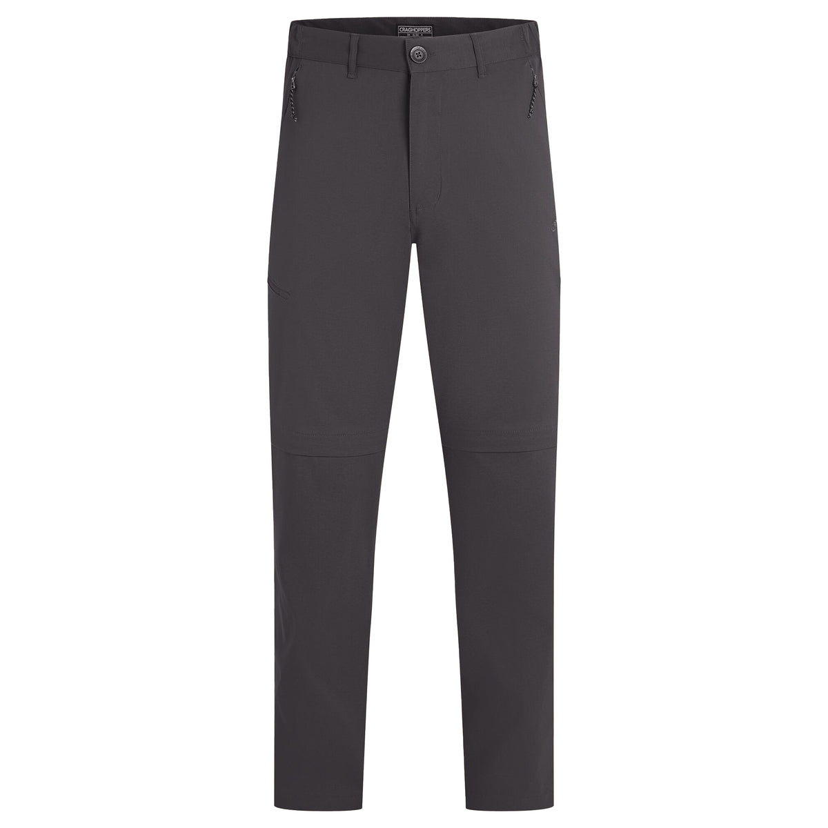 Dark Lead - Front - Craghoppers Mens Kiwi Pro III Convertible Trousers