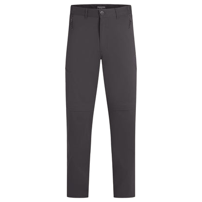 Dark Lead - Front - Craghoppers Mens Kiwi Pro III Convertible Trousers