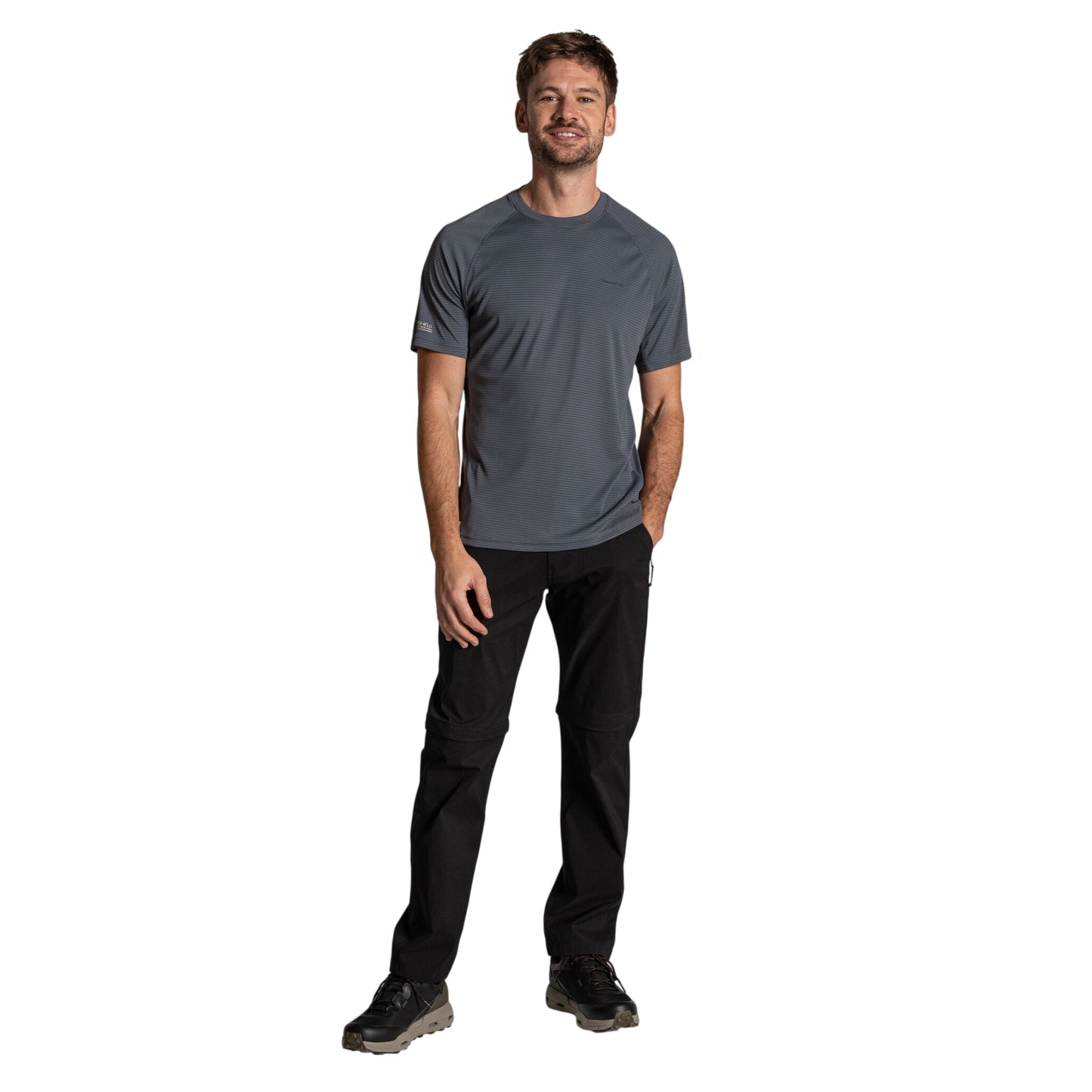 Black - Lifestyle - Craghoppers Mens Kiwi Pro III Convertible Trousers