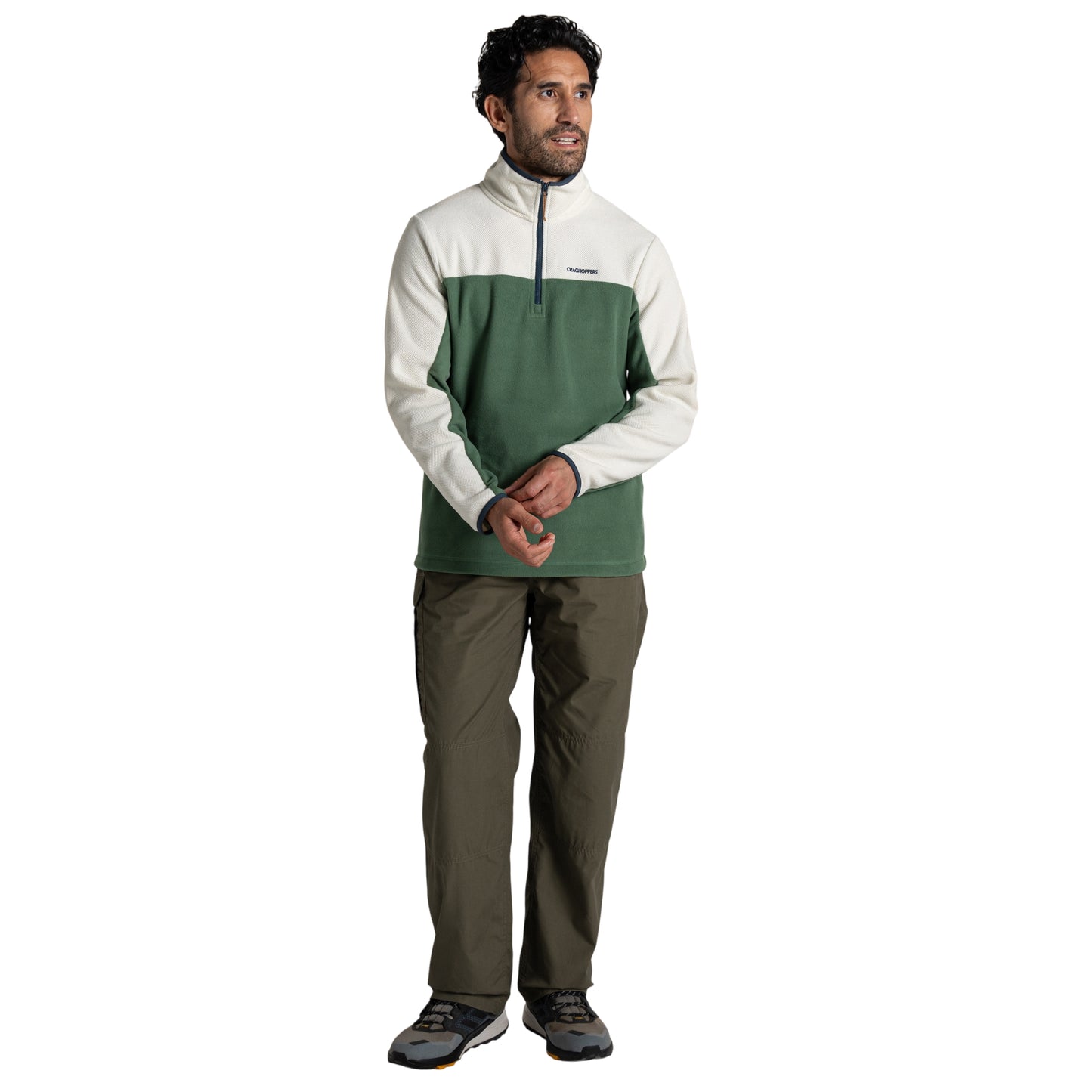 Wild Olive - Close up - Craghoppers Mens Kiwi Classic Trousers