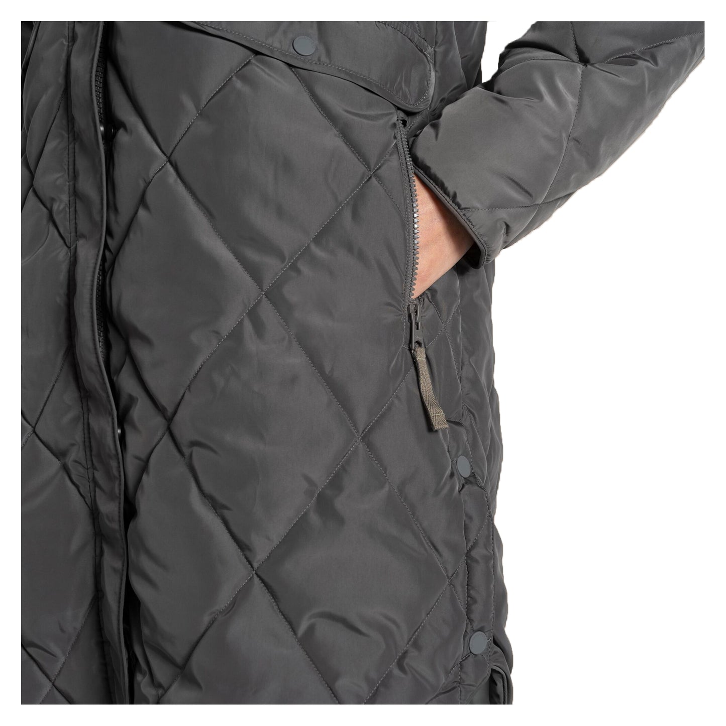 Nori Green - Side - Craghoppers Womens-Ladies National Trust Sweetgrass Padded Jacket