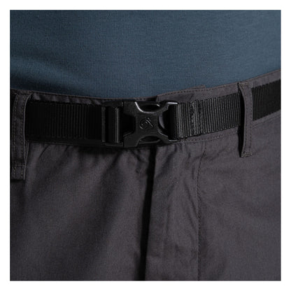 Black Pepper - Side - Craghoppers Mens Kiwi Peached Convertible Trousers
