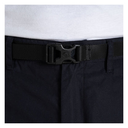 Dark Navy - Side - Craghoppers Mens Kiwi Peached Convertible Trousers