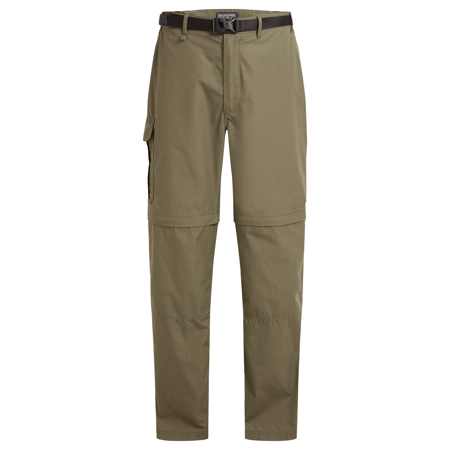 Wild Olive - Front - Craghoppers Mens Kiwi Peached Convertible Trousers