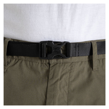 Wild Olive - Side - Craghoppers Mens Kiwi Peached Convertible Trousers