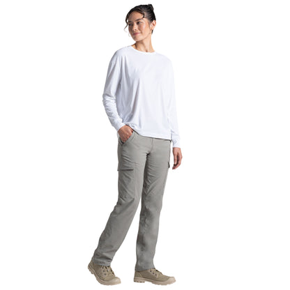 Vert - Lifestyle - Craghoppers Womens-Ladies Rif Stretch Nosilife Cargo Trousers