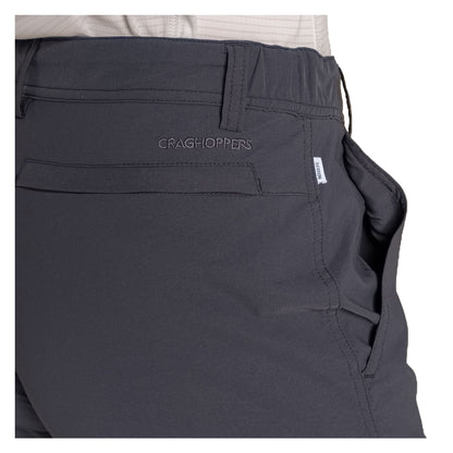 Dark Iron - Side - Craghoppers Womens-Ladies Rif Stretch Nosilife Cargo Trousers