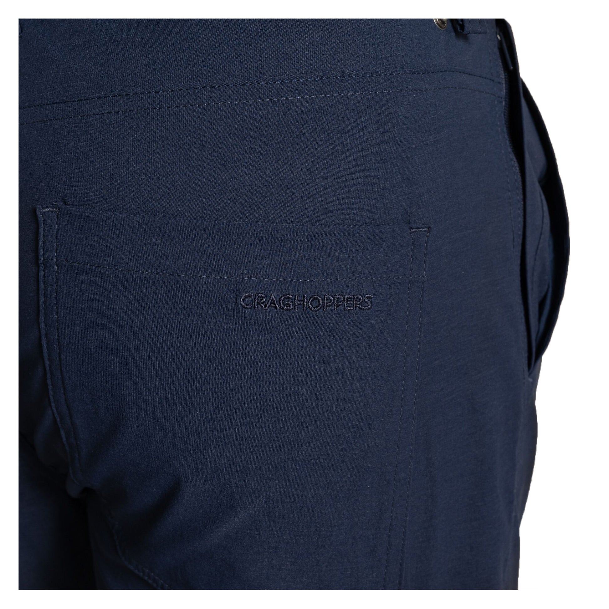 Blue Navy - Side - Craghoppers Mens Santos II Nosilife Trousers