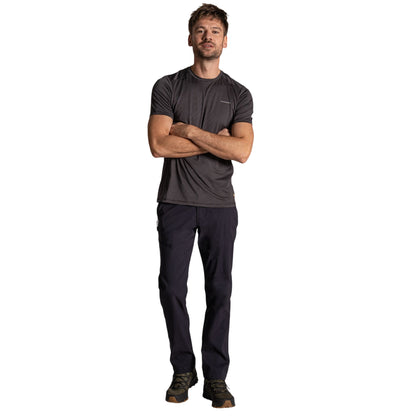 Dark Navy - Side - Craghoppers Mens Kiwi Pro III Lightweight Trousers