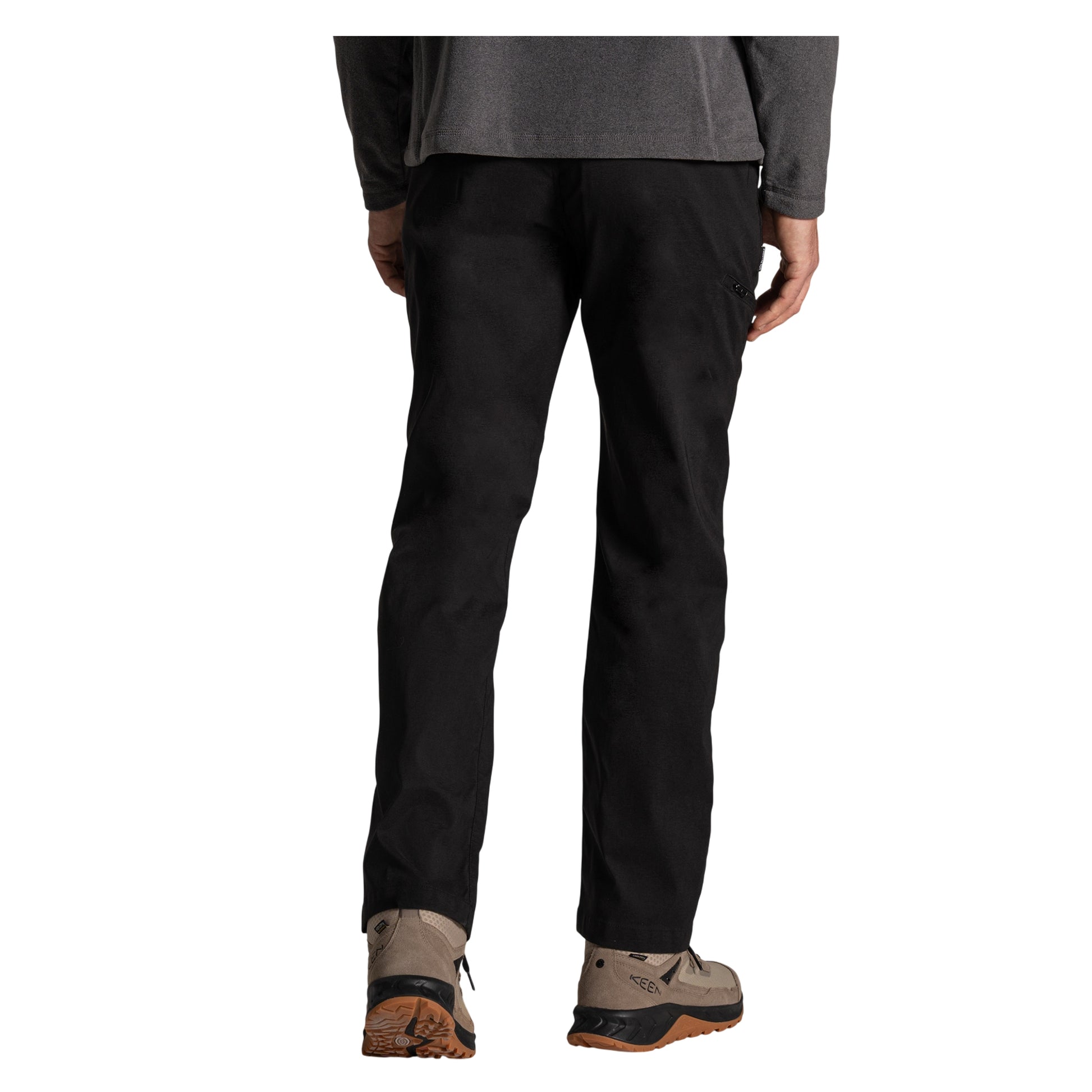Black - Back - Craghoppers Mens Kiwi Pro III Lightweight Trousers