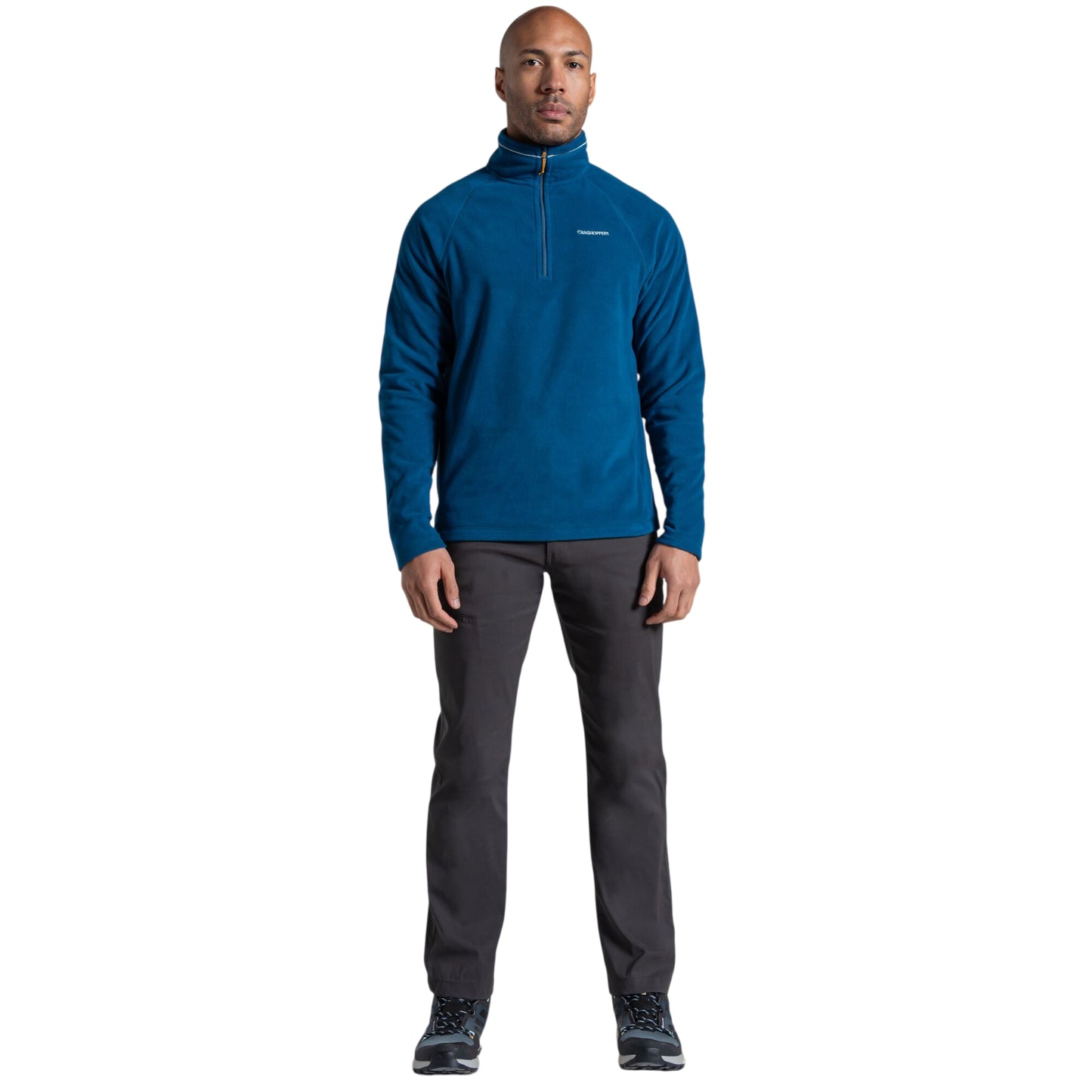 Dark Lead - Side - Craghoppers Mens Kiwi Pro III Lightweight Trousers