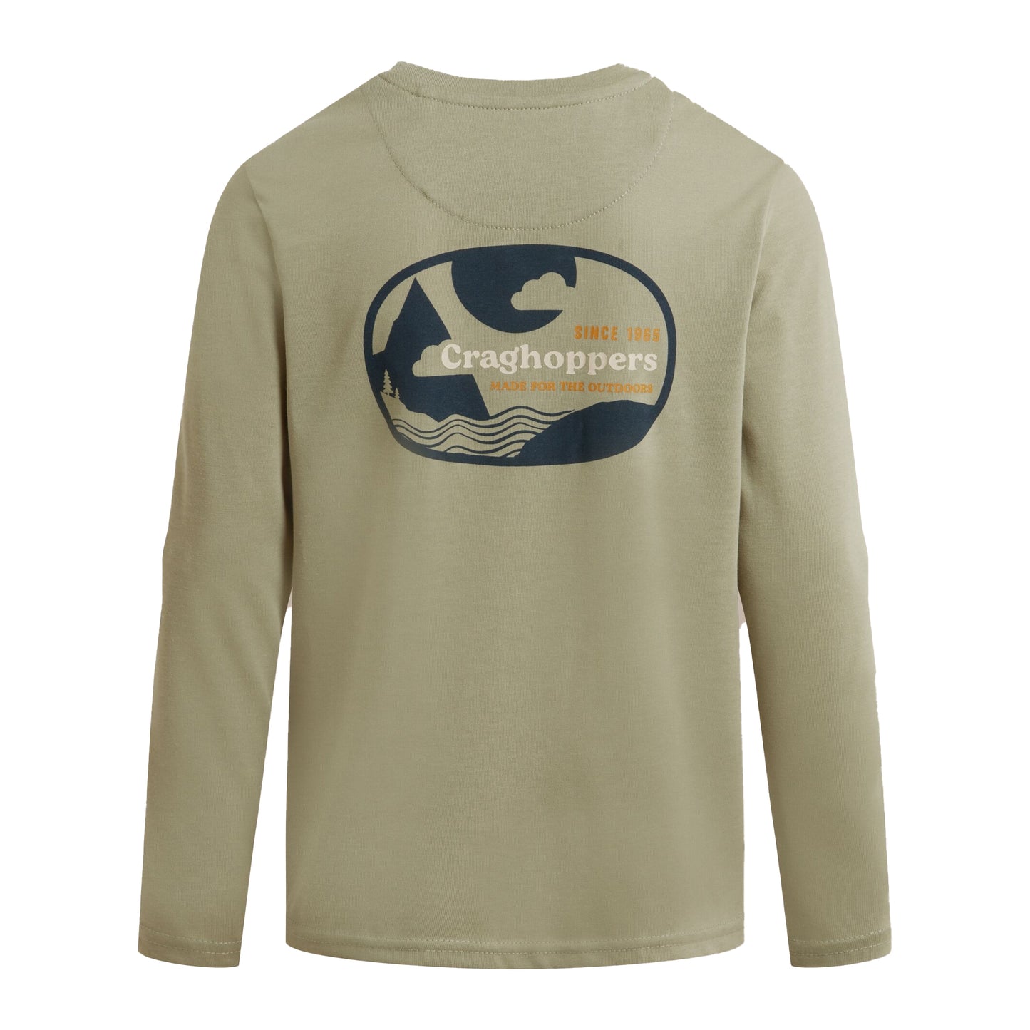Bayleaf - Back - Craghoppers Childrens-Kids Cruz Nosilife Long-Sleeved T-Shirt