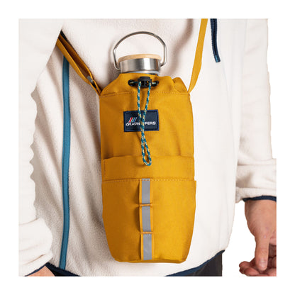 Dark Butterscotch - Back - Craghoppers Kiwi II Logo Bottle Bag