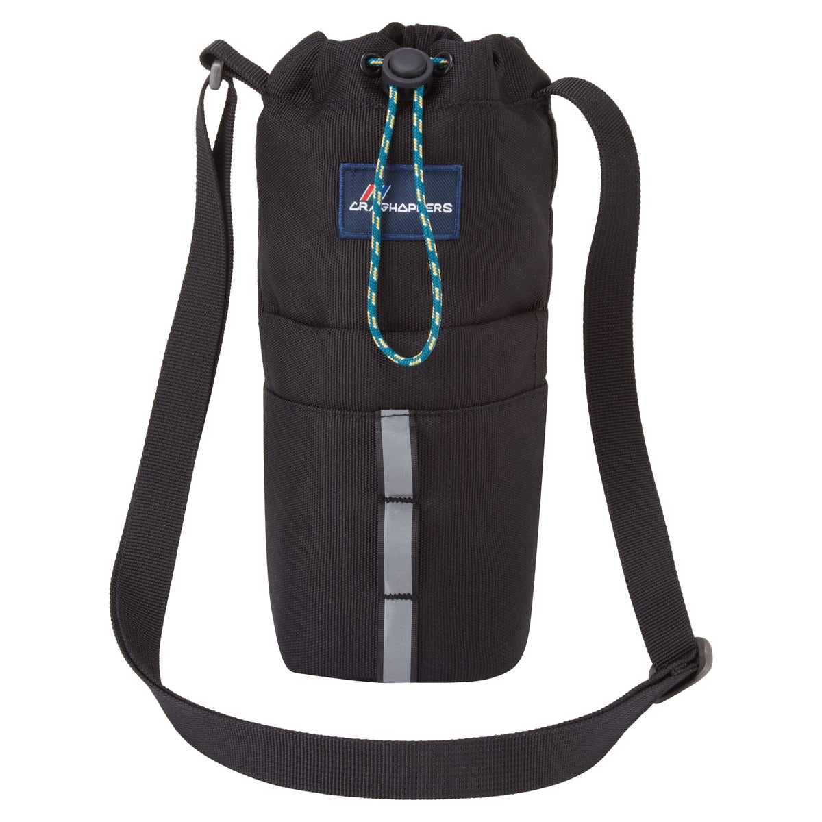 Black - Front - Craghoppers Kiwi II Logo Bottle Bag