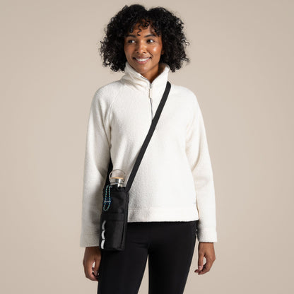 Black - Side - Craghoppers Kiwi II Logo Bottle Bag