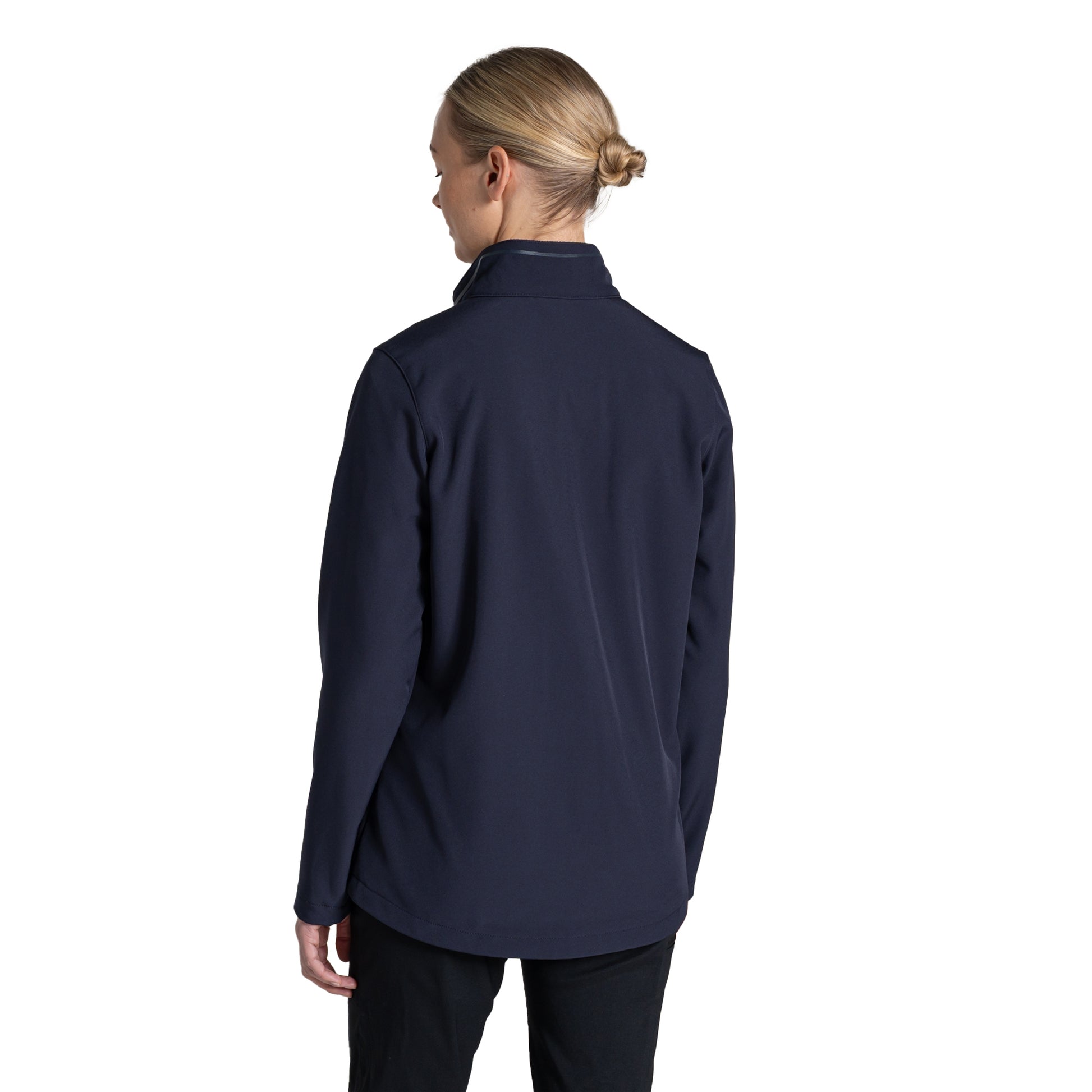 Dark Navy - Back - Craghoppers Womens-Ladies Expert Basecamp II Soft Shell Jacket