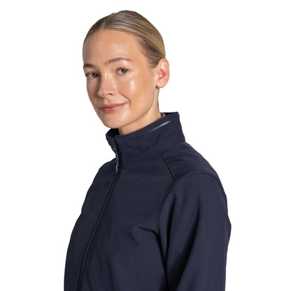 Dark Navy - Lifestyle - Craghoppers Womens-Ladies Expert Basecamp II Soft Shell Jacket