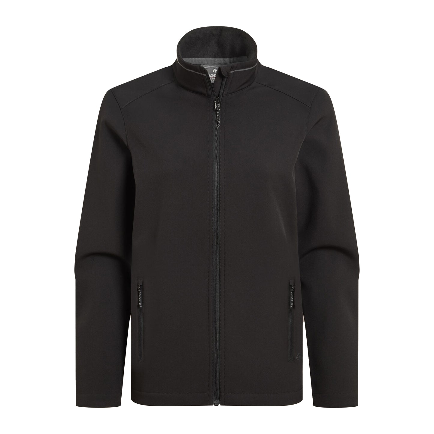 Black - Front - Craghoppers Womens-Ladies Expert Basecamp II Soft Shell Jacket