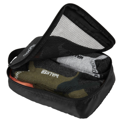 Black - Side - Craghoppers Half Packing Travel Cube Bag