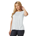 Optic White - Side - Craghoppers Womens-Ladies Connie Lightweight Short Sleeve Top
