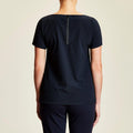 Midnight Blue - Back - Craghoppers Womens-Ladies NosiLife Carmel Short-Sleeved Top